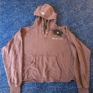 Darc Sport - M - NWT- Shadow Mauve Snap  Hoodie